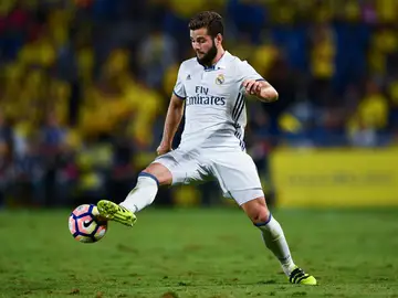 Nacho Fernández en un partido con el Real Madrid Nacho Fernández en un partido con el Real Madrid