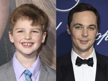 Iain Armitage y Jim Parsons Iain Armitage y Jim Parsons
