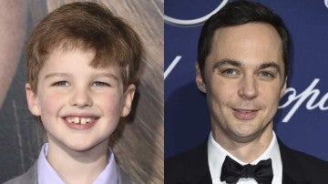 Iain Armitage y Jim Parsons