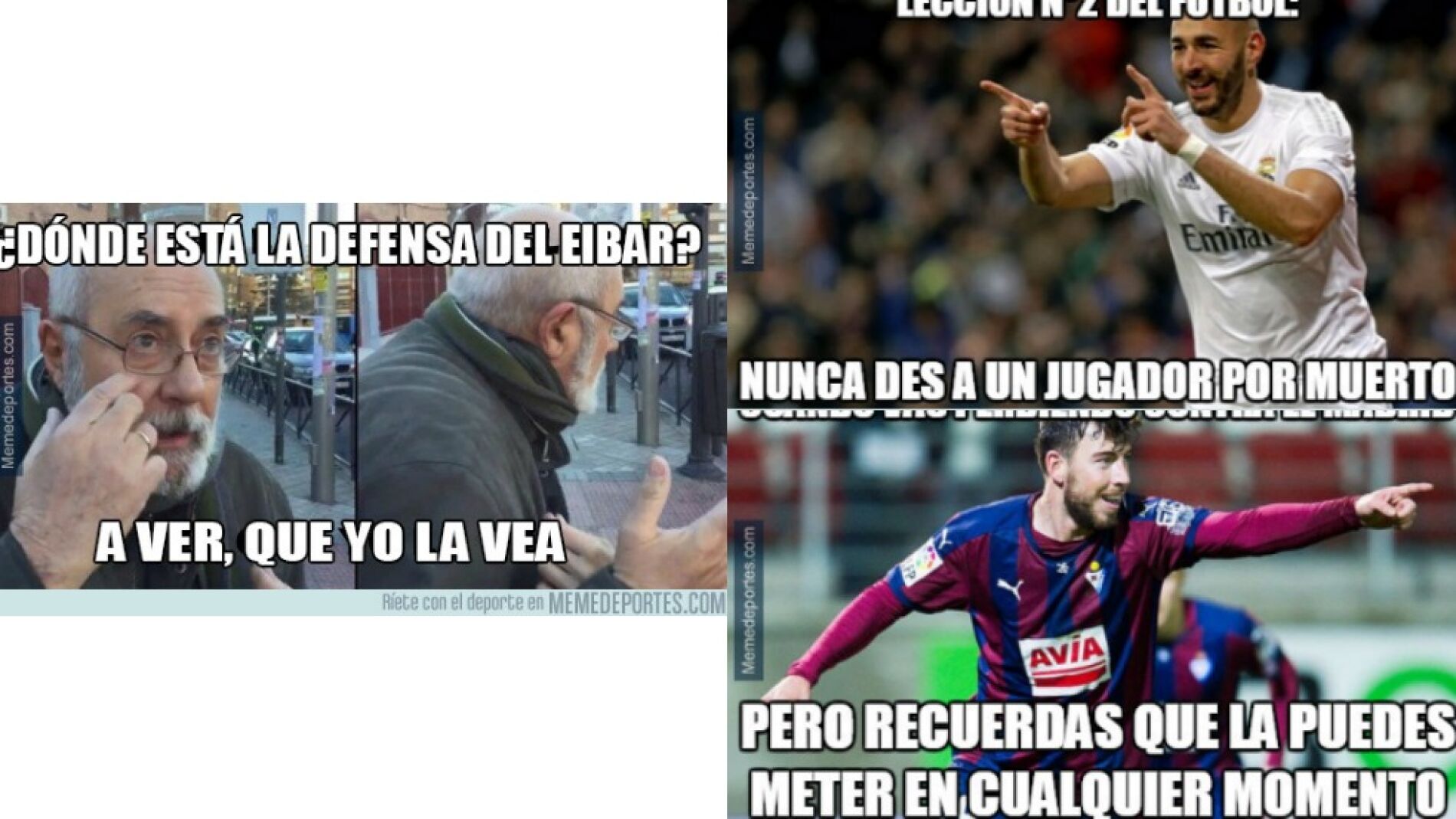 Memes del Eibar-Real Madrid