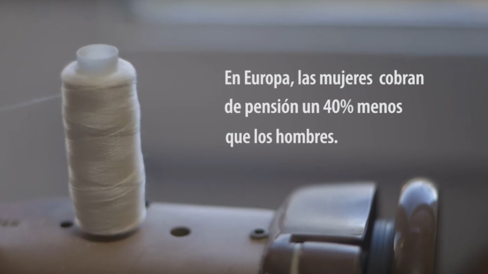 El Parlamento Europeo en España denuncia con un vídeo que las mujeres cobran un 40% menos de pensión