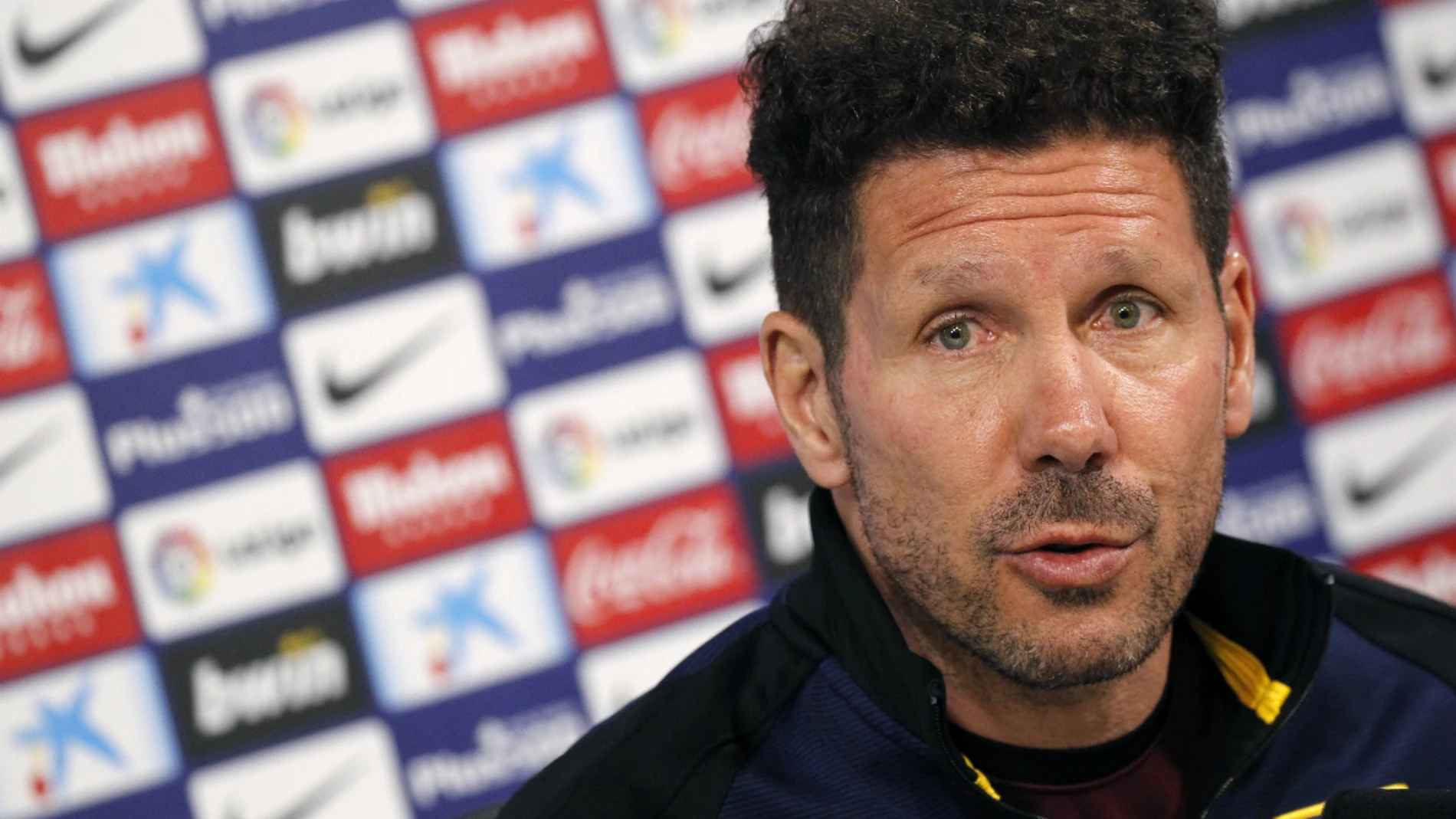 Simeone, en rueda de prensa Simeone, en rueda de prensa