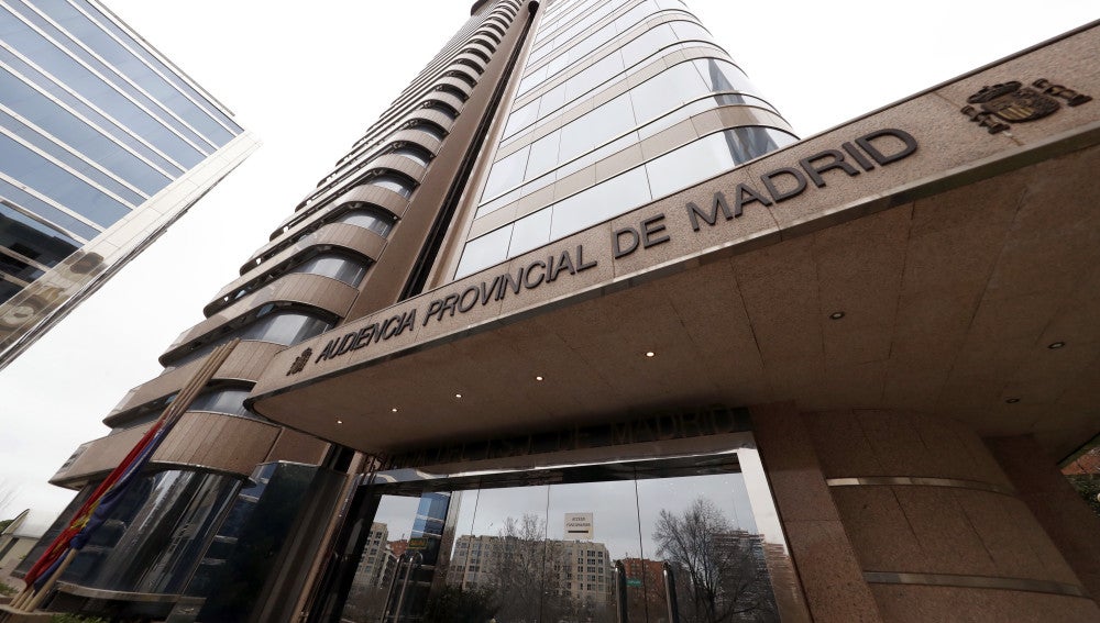 Fachada de la Audiencia Provincial de Madrid.