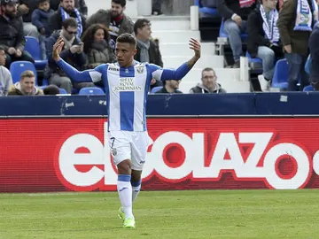 Machís celebra un gol Machís celebra un gol