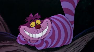 Gato de Alicia en el país de las maravillas