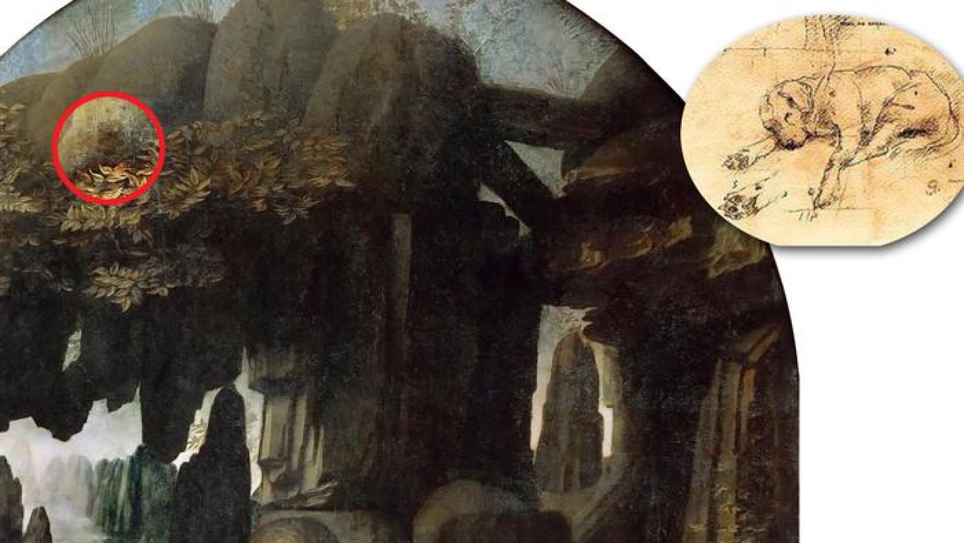 Mensaje oculto en un cuadro de Da Vinci