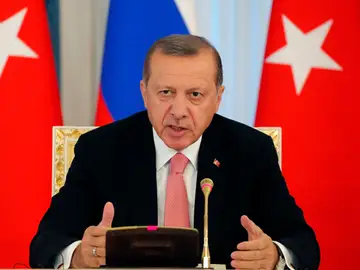 El presidente turco, Erdogan El presidente turco, Erdogan