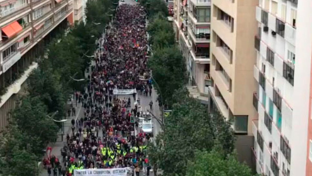 Manifestación contra la corrupción en Murcia