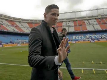 Fernando Torres en el Vicente Calderón Fernando Torres en el Vicente Calderón