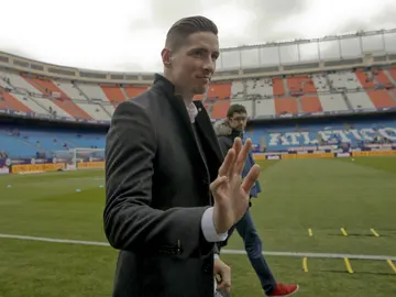Fernando Torres en el Vicente Calderón Fernando Torres en el Vicente Calderón