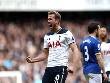 Kane celebrando un gol Kane celebrando un gol