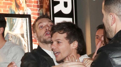 Las imágenes de la brutal pelea que protagonizó Louis Tomlinson antes de su detención