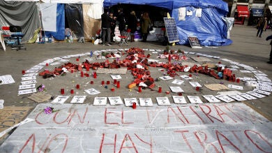 Las mujeres en huelga de hambre en la Puerta del Sol abandonan su protesta tras casi un mes porque consideran que han logrado su objetivo