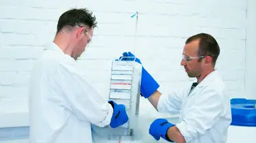Laboratorio de criopreservación de plátanos en Bélgica
