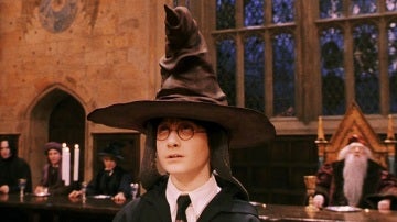 Harry Potter con el Sombrero Seleccionador