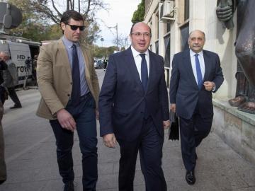 El presidente de Murcia llega a declarar