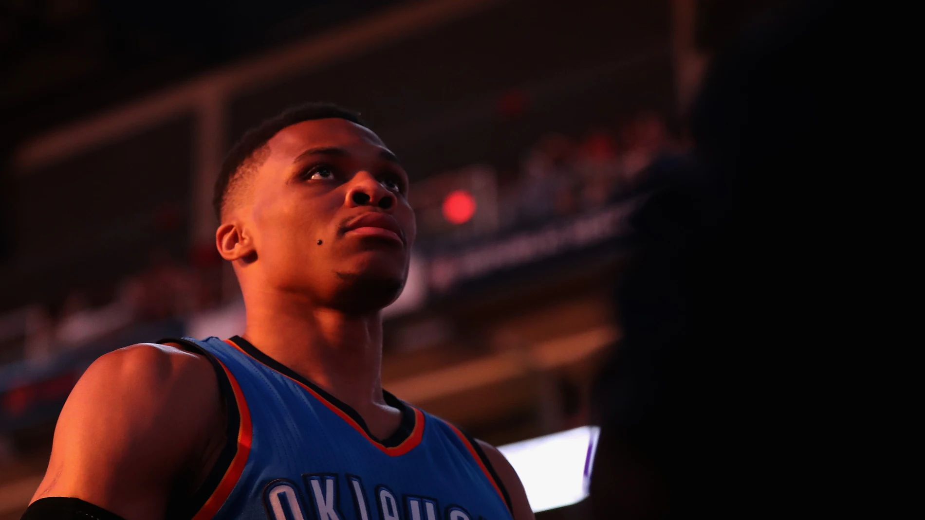 Russell Westbrook, durante un partido con los Thunder Russell Westbrook, durante un partido con los Thunder