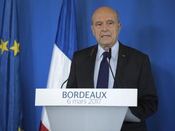El ex primer ministro francés y derrotado en las primarias de la derecha Alain Juppé