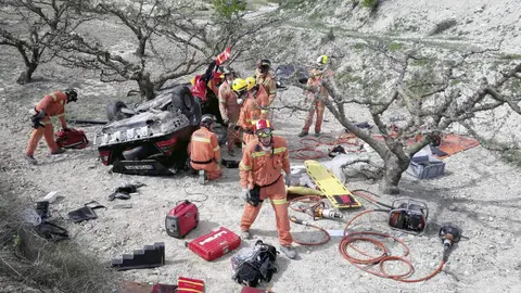 Fotografía facilitada por el Consorcio Bomberos Valencia Fotografía facilitada por el Consorcio Bomberos Valencia