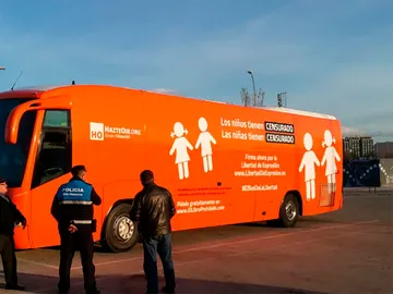 El nuevo autobús de Hazte Oír El nuevo autobús de Hazte Oír