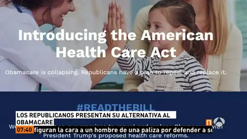Frame 7.32 de: Los republicanos revelan el esperado proyecto para derogar el 'Obamacare' y congelan las incripciones en el MedicAid Frame 7.32 de: Los republicanos revelan el esperado proyecto para derogar el 'Obamacare' y congelan las incripciones en el MedicAid