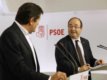 Javier Fernández y Miquel Iceta