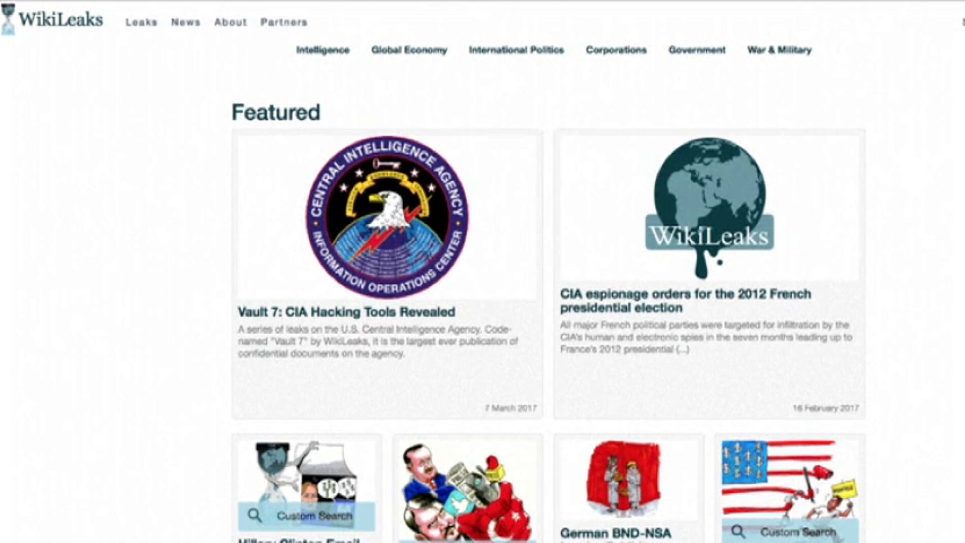 WikiLeaks filtra miles de documentos de un programa secreto de 'hacking' de la CIA