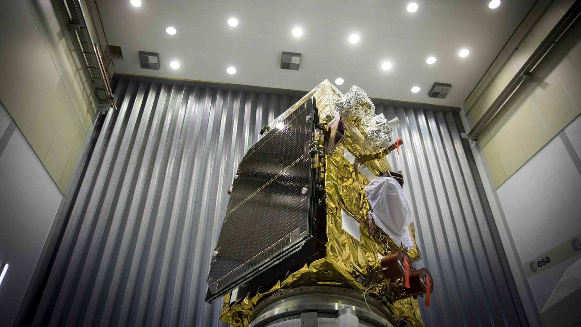 El satélite Sentinel-2B de la Agencia Espacial Europea El satélite Sentinel-2B de la Agencia Espacial Europea