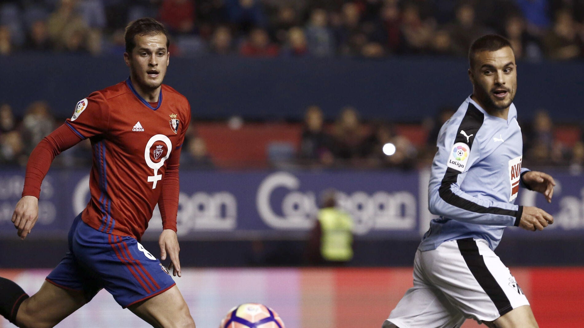 Goran Causic y Pedro Le&oacute;n, en mitad de una acci&oacute;n