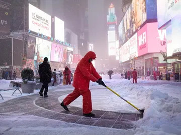 Tormenta de nueve en Nueva York Tormenta de nueve en Nueva York