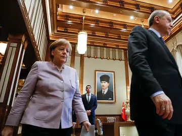 Merkel y Erdogan Merkel y Erdogan