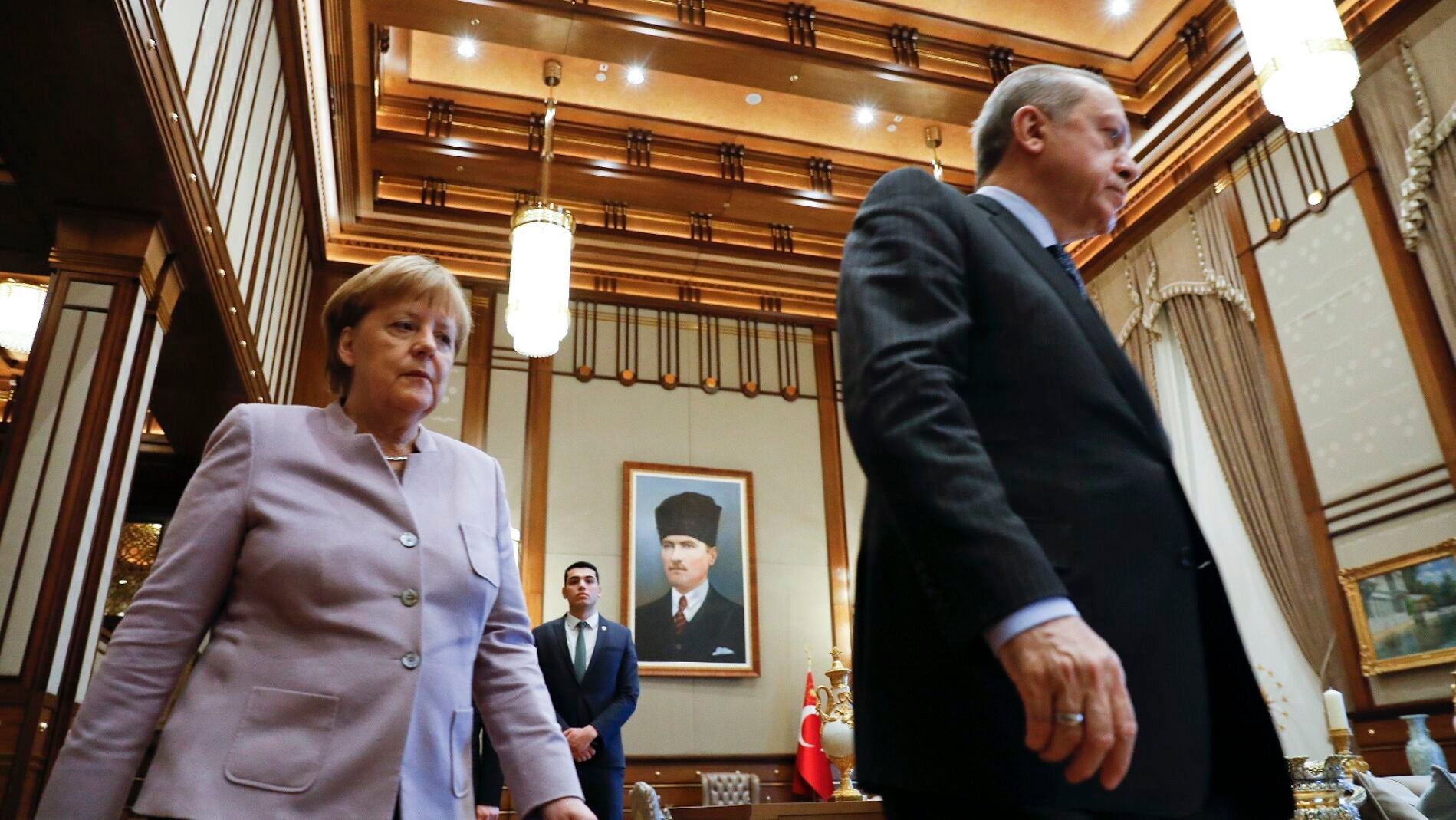 Merkel y Erdogan