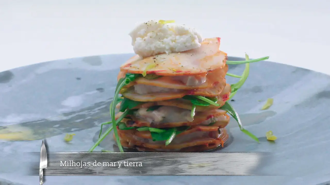 Milhojas de mar y tierra
