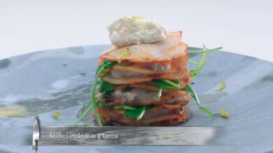 Milhojas de mar y tierra