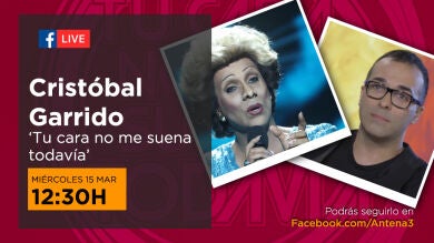 Cristóbal Garrido, el ganador de la primera gala de 'Tu cara no me suena todavía', en directo en Facebook Live