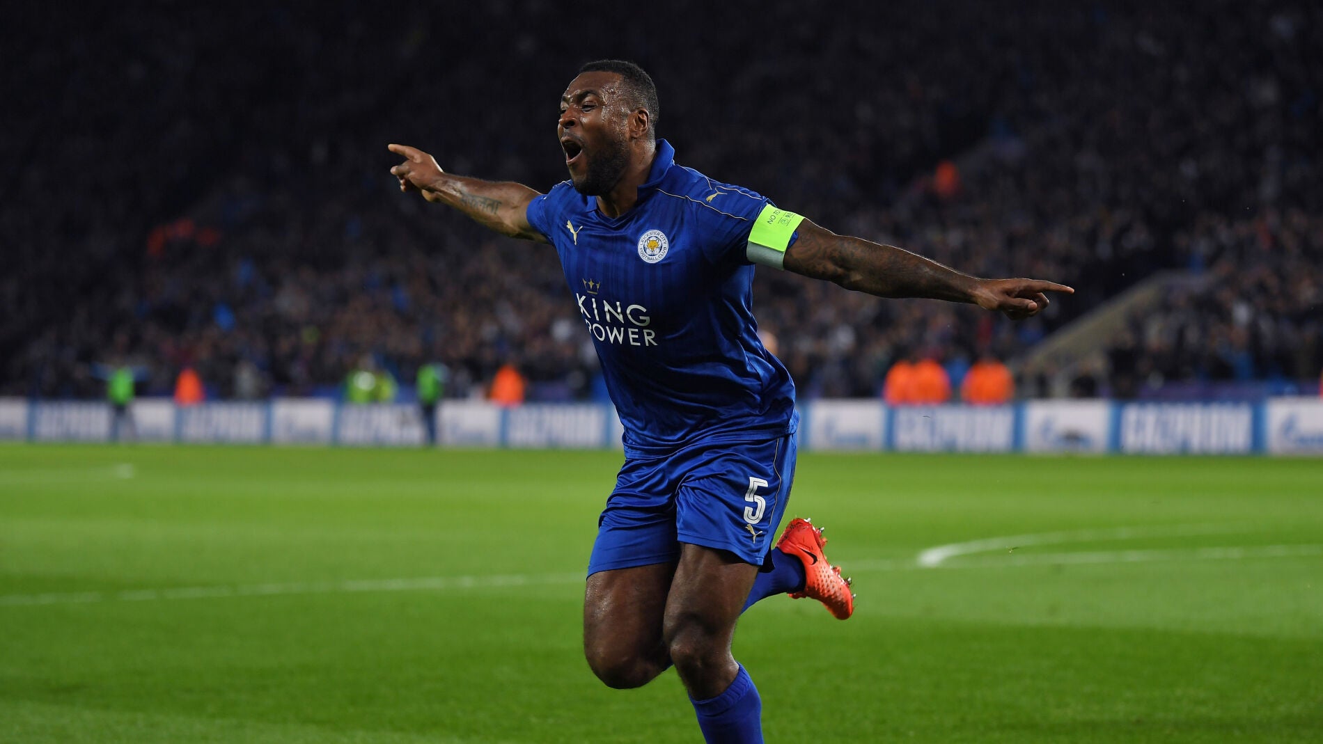 Morgan celebra su gol ante el Sevilla