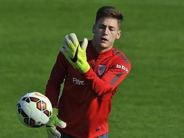 Álex Remiro, portero del Athletic Club de Bilbao