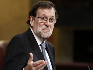 Mariano Rajoy, durante su intervención ante el pleno del Congreso donde expone las conclusiones del último Consejo Europeo Mariano Rajoy, durante su intervención ante el pleno del Congreso donde expone las conclusiones del último Consejo Europeo