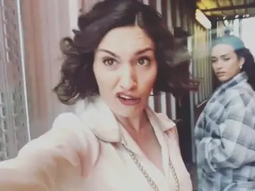 Yara Puebla y Chanel Terrero en los pasillos Yara Puebla y Chanel Terrero en los pasillos