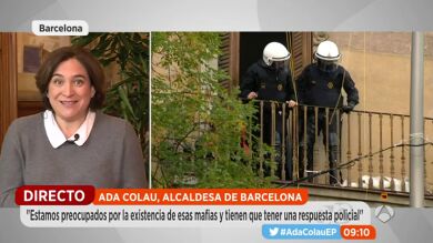Colau, sobre las mafias okupas en Barcelona: 
