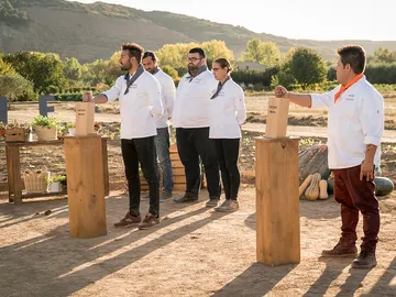 El equipo gris gana la prueba grupal, pese a no haber realizado un plato espectacular El equipo gris gana la prueba grupal, pese a no haber realizado un plato espectacular