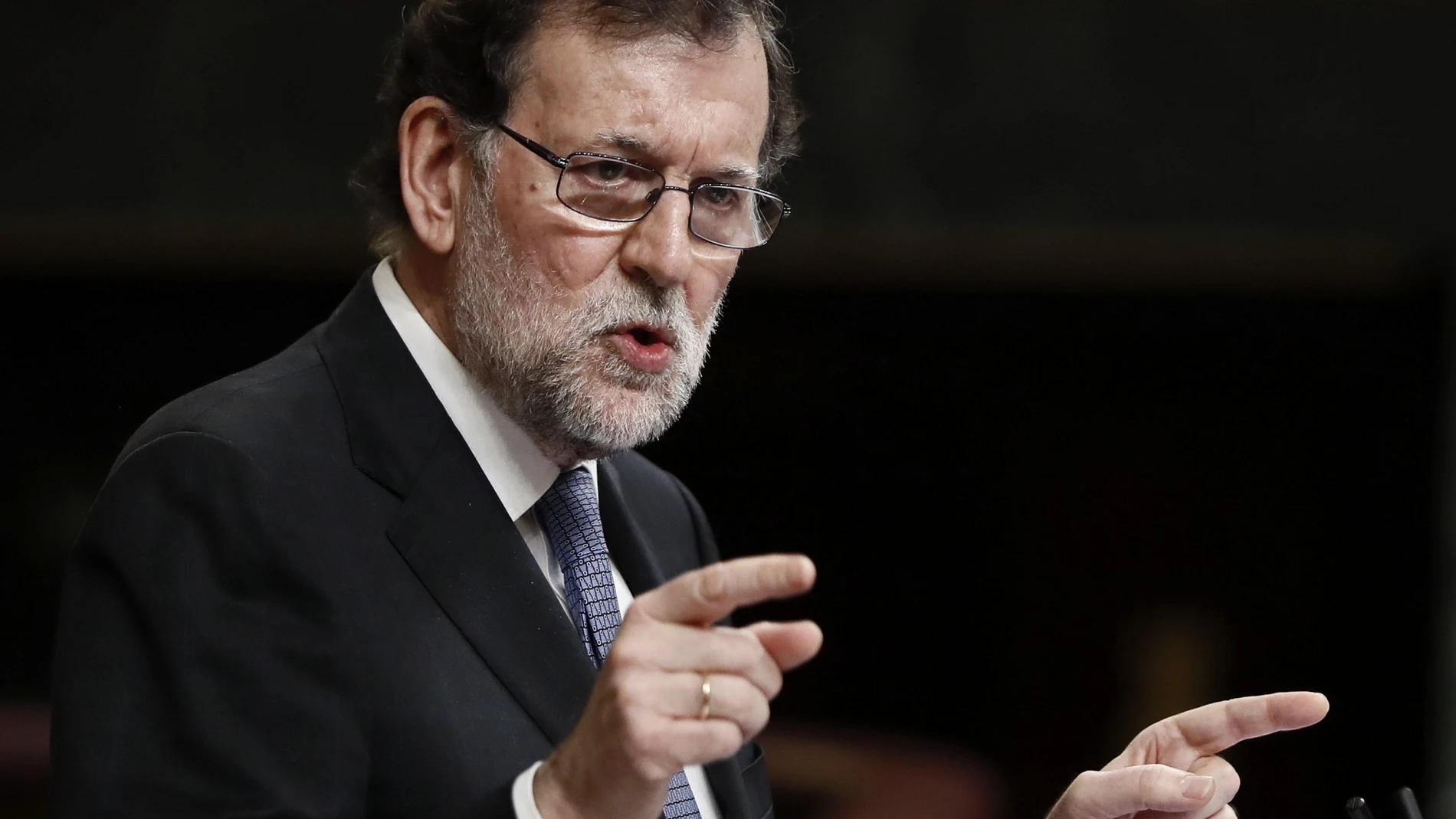 Mariano Rajoy, durante su intervención ante el pleno del Congreso donde expone las conclusiones del último Consejo Europeo Mariano Rajoy, durante su intervención ante el pleno del Congreso donde expone las conclusiones del último Consejo Europeo