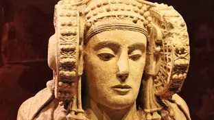 La Dama de Elche en el Museo Arqueológico Nacional (MAN) de Madrid. Dama de Elche