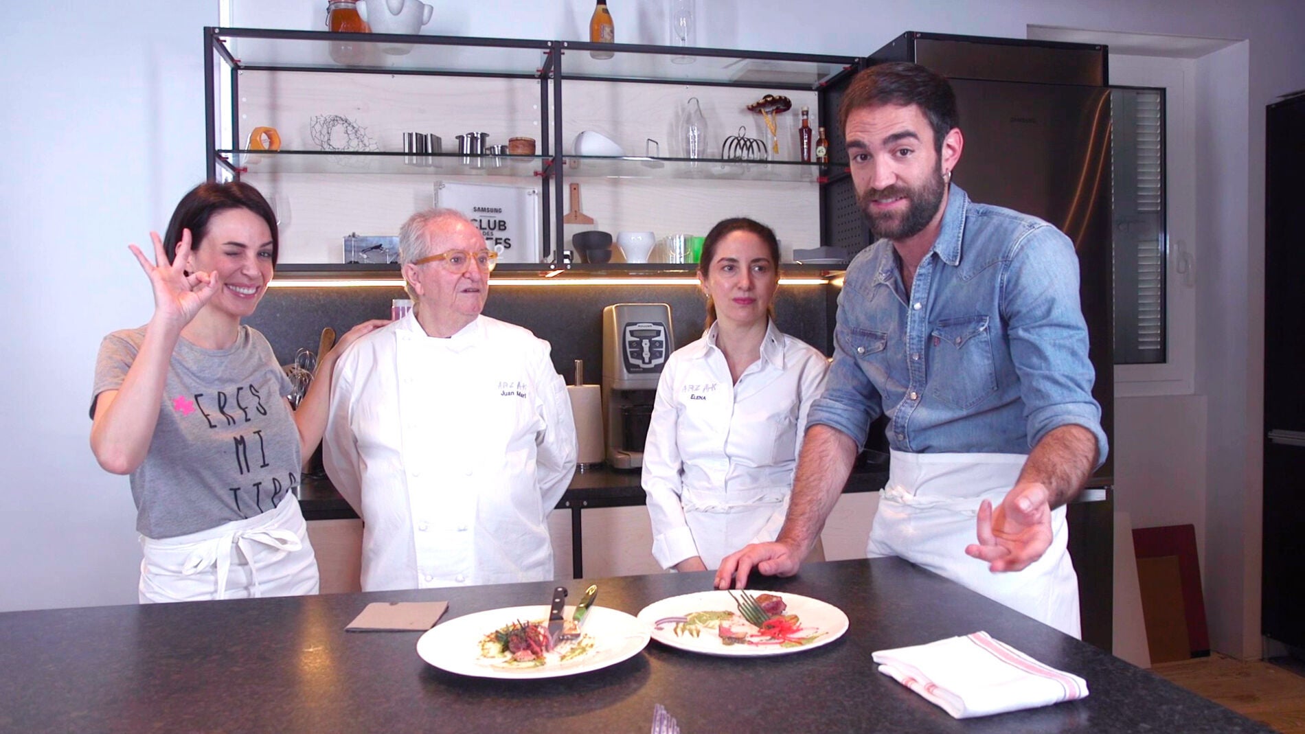 Jon Plazaola, Nerea Garmendia, Juan Mari y Elena Arzak os invitan al estreno de la tercera temporada de 'All&iacute; Abajo'