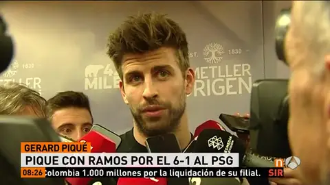 Frame 18.904347 de: Piqué: "Ramos tiene razón, el 6-1 fue histórico, casi como ganar una Champions" Frame 18.904347 de: Piqué: "Ramos tiene razón, el 6-1 fue histórico, casi como ganar una Champions"