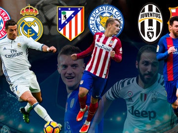 Madrid, Atlético y Barcelona, con sus rivales de cuartos de Champions