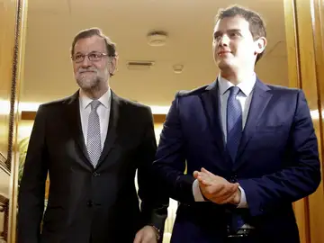 Mariano Rajoy y Albert Rivera Mariano Rajoy y Albert Rivera