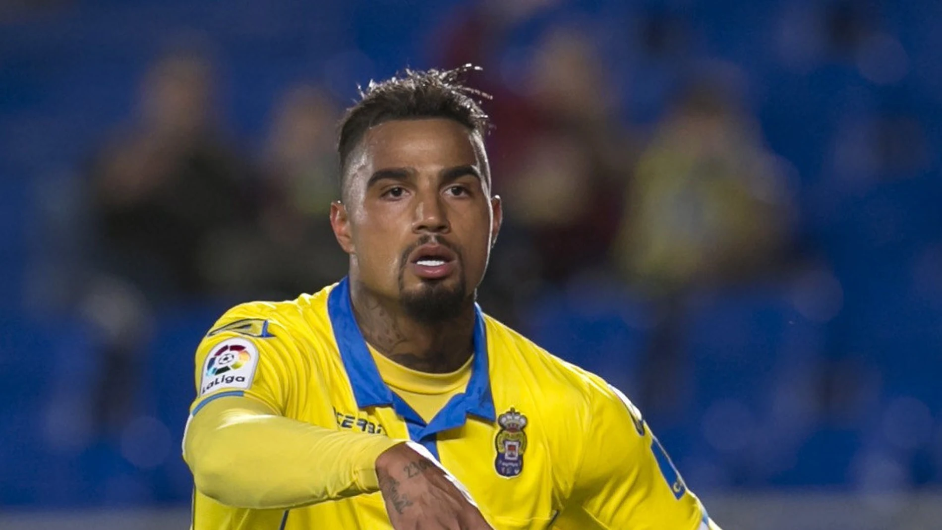 Boateng celebrando su gol Boateng celebrando su gol
