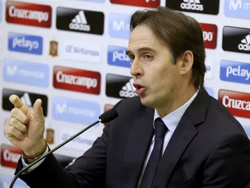 Lopetegui, en rueda de prensa Lopetegui, en rueda de prensa