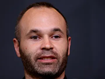 Andrés Iniesta en un acto Andrés Iniesta en un acto